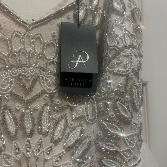 BHLDN Violetta by Adrianna Papell Beaded Gown | White | Size 2 | NWT - Picture 13 of 13